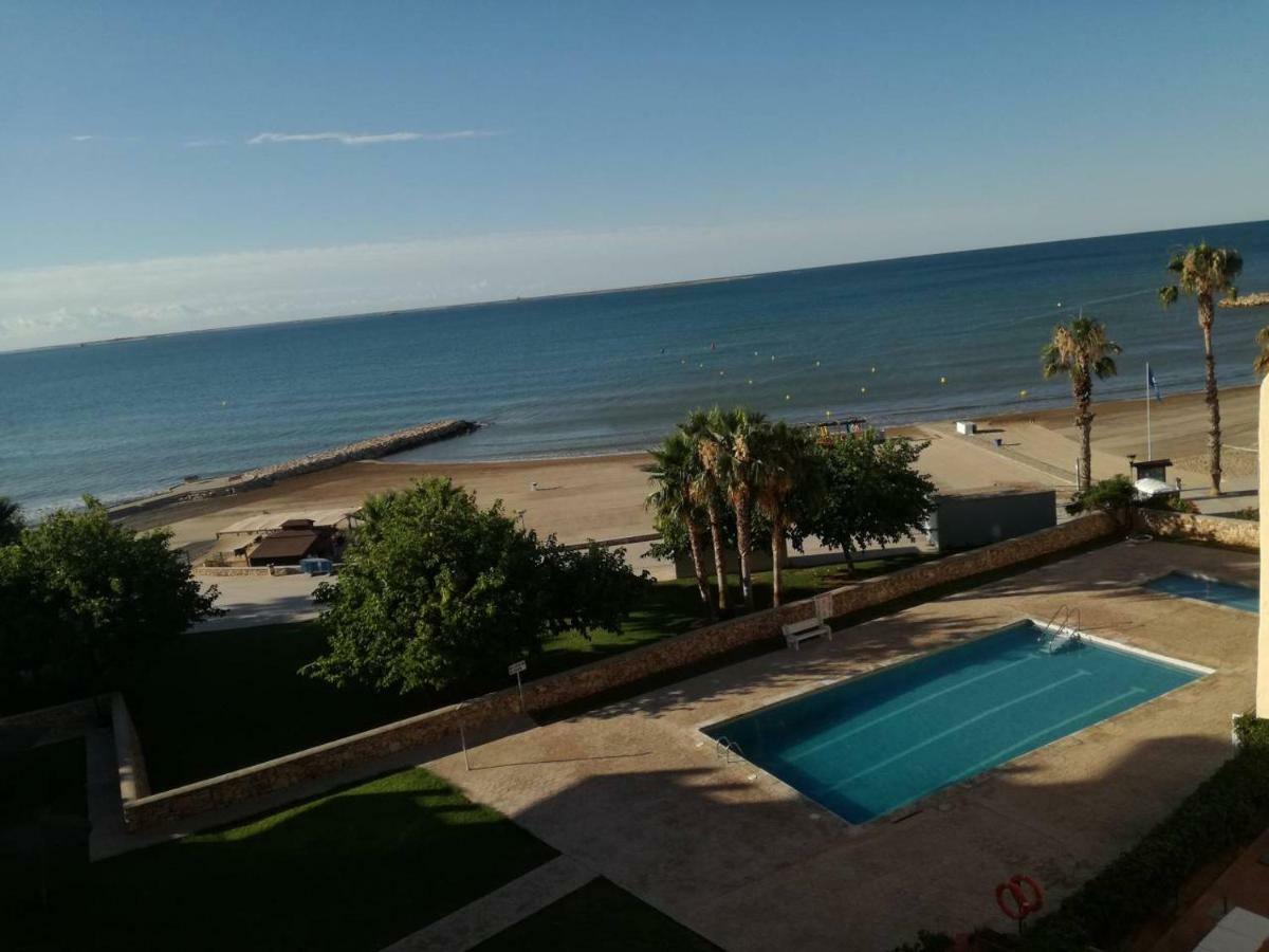 Atico Primer Linea De Mar Con Piscina En Ebrehogar Sant Carlos de la Ràpita Zewnętrze zdjęcie